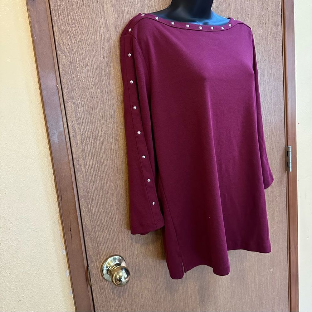 Karen Scott women’s half sleeve shirt - size Large